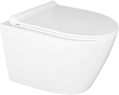Azario Унитаз подвесной Nova AZ-2217 безободковый белый