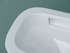 Ceramicanova Подвесной унитаз Union Торнадо CN4009T безободковый белый – фотография-2