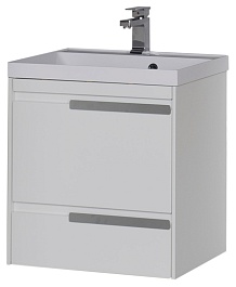 Aquanet Тумба с раковиной "Тиволи 60" белая – фотография-5