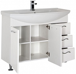 Aquanet Мебель для ванной "Моника 105" белый – фотография-12