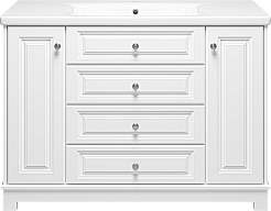 Misty Тумба под раковину Ларго 120 белая – фотография-1