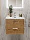 BelBagno Тумба с раковиной Due 60 подвесная Rovere Nature ручки Хром полированный – картинка-29