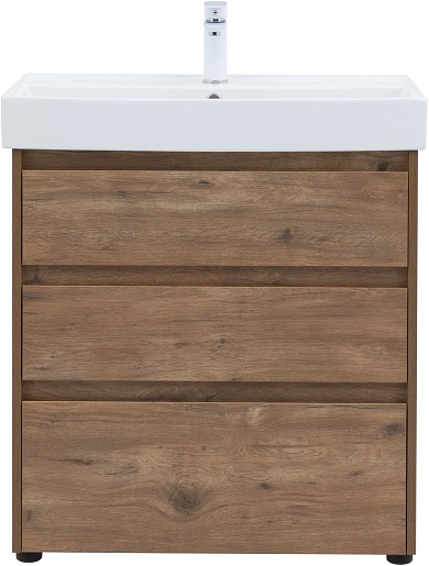 Aquanet Тумба под раковину Nova Lite 75 дуб рустикальный – картинка-3