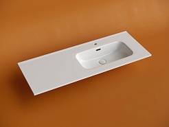 Ceramicanova Мебельная раковина Element 121 чаша справа CN7006R белая – фотография-4