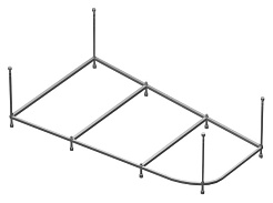 Riho Каркас для ванны Riho Delta 150 R усиленный – фотография-1