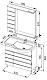 Aquanet Мебель для ванной "Доминика 90" R черная (176651) – картинка-10