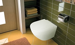 Azario Унитаз подвесной Navio AZ-0074 безободковый белый – фотография-2