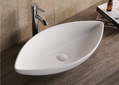 Ceruttispa Раковина накладная 71 CR7093A белая – фотография-2