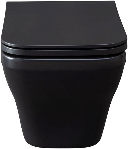 Allen Brau Чаша подвесного унитаза Infinity 4.21011.31 чёрный матовый – картинка-17