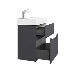 Jorno Тумба с раковиной Folk 55 антрацит – фотография-6