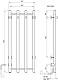 Domoterm Полотенцесушитель электрический Танго DMT 109-V4 36x92 БЕЛ EK L белый – фотография-8