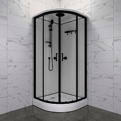 Triton Душевая кабина Прайм Блэк 90/90 А Щ0000071582 – фотография-5