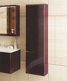  Пенал для ванной "Concorde" махагон – фотография-1