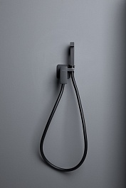 Allen Brau Смеситель с гигиеническим душем Infinity 5.21005-31 (с внутренней частью) черный матовый – фотография-2