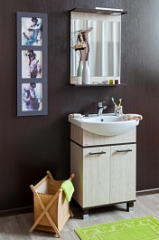 Sanflor Мебель для ванной Толедо 60 венге, орегон – фотография-10