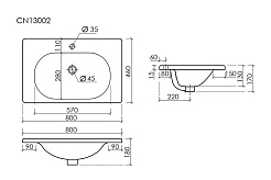Sancos Мебель для ванной Code 80 серо-бежевая – фотография-9
