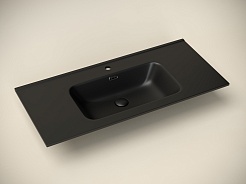 Ceramicanova Мебельная раковина Element 101 CN7003MB чёрный матовый – фотография-2