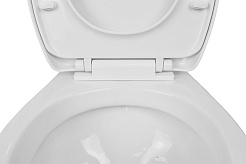 Azario Унитаз подвесной Stella AZ-VT005+AZ-VT005sc белый – фотография-10