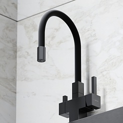 Sancos Смеситель для кухни Arno SC4005MB матовый черный – фотография-6