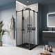 BelBagno Душевой уголок Marino 90/90 MARINO-A-2-90-C-NERO – фотография-5