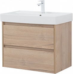 Aquanet Мебель для ванной Nova Lite 75 подвесная дуб крафт – фотография-5