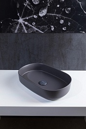 Allen Brau Мебельная накладная раковина Fantasy 55 4.11022.AN антрацит – фотография-5
