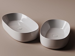 Ceramicanova Мебельная раковина Element 66 CN5022 белая – фотография-4