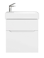 Jorno Тумба с раковиной Folk 55 белая