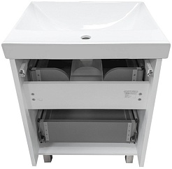 Comforty Тумба с раковиной Дублин 60 белая – фотография-3