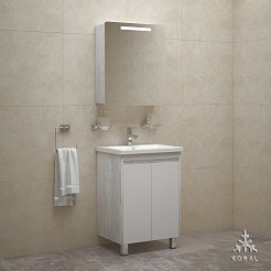 Corozo Мебель для ванной Остин 60, пайн белый – фотография-2