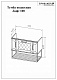 Бриклаер Тумба с раковиной Лофт 100 подвесная – фотография-17
