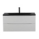 BelBagno Мебель для ванной Marino 100 подвесная Bianco Lucido с раковиной BB1000/445-LV-ART-PR-NERO – картинка-15