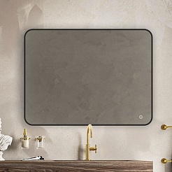 Vincea Зеркало 80x60 VLM-3VC800B с ореольной подсветкой черное – фотография-3