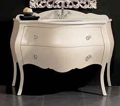 Cezares Мебель для ванной CARLOTTA Tortora opaco, столешница Bianco Neve – фотография-2