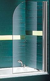Aessel  Шторка на ванну Aessel Румба (R) серебристый профиль – фотография-1