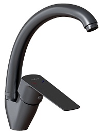 Mixline Смеситель для кухни 35k ML15-032GR графит – фотография-1