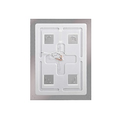BelBagno Зеркало SPC-KRAFT-600-800-SENS-AL – фотография-4