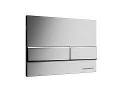 Ceramicanova Система инсталляции для унитазов Envision CN1002M с кнопкой смыва Flat хром матовый – фотография-2