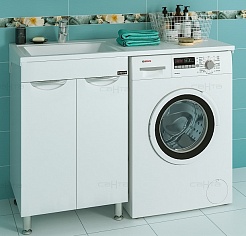 СанТа Тумба под раковину Лидер 56 напольная – фотография-1