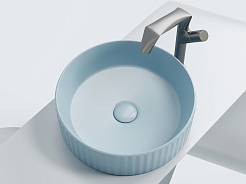 Ceramicanova Мебельная раковина Element 36 CN6057ML голубой матовый – фотография-7