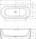 Riho Акриловая ванна DESIRE WALL MOUNTED LED 184x84 – картинка-6