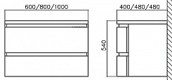 BelBagno Мебель для ванной PROSPERO BB800DAC/BL – фотография-6