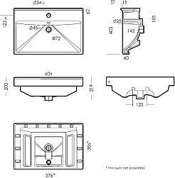 Mixline Мебель для ванной Бруклин 60 дуб бунратти – фотография-13
