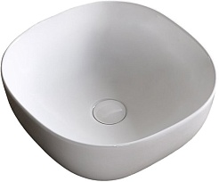 Ceruttispa Раковина накладная 41 CR0077 белая – фотография-1