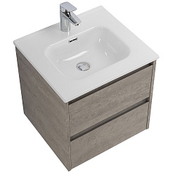 BelBagno Тумба с раковиной Kraft 50 подвесная Cemento Grigio – фотография-3