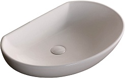 Ceruttispa Раковина накладная 61 CR7074 белая – фотография-1