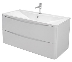 BelBagno Тумба под раковину Acqua 80 подвесная Bianco Lucido – фотография-1