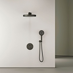 Sancos Душевой комплект Space SC3006MB матовый черный – фотография-3