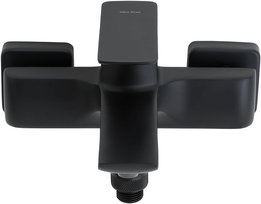 Allen Brau Смеситель для ванны с душем Infinity 5.21006-31 черный матовый – картинка-7