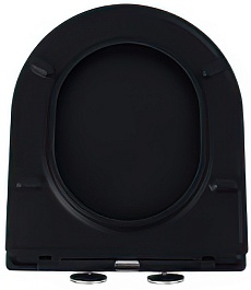 Esbano Сиденье для унитаза Azalea/Clavel черное матовое – фотография-4